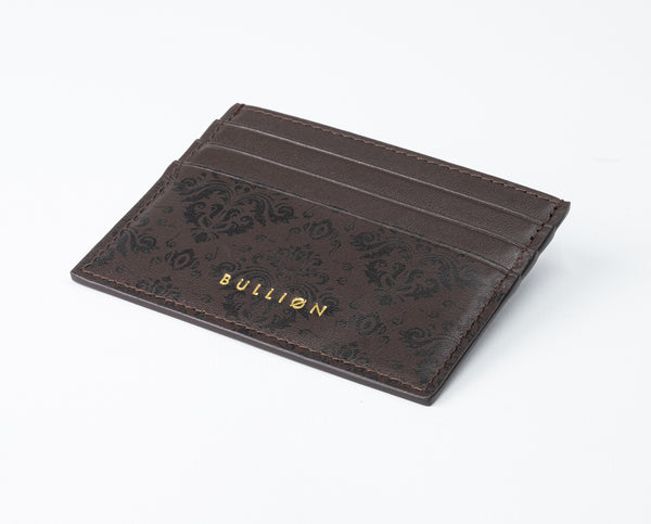 Premium Brown Leather Card Holder