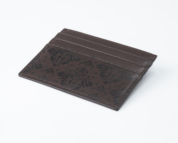 Premium Brown Leather Card Holder 